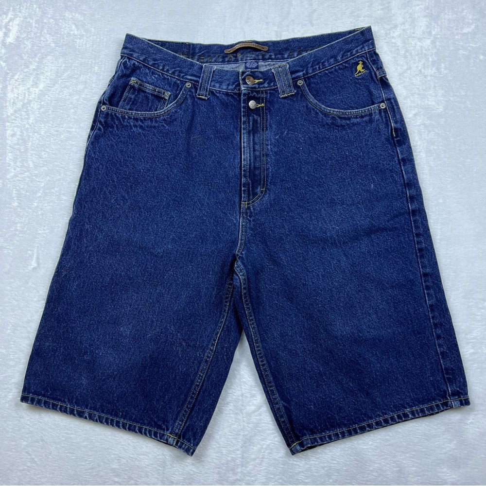 Vintage Y2K Kangol Denim Shorts Size 36
